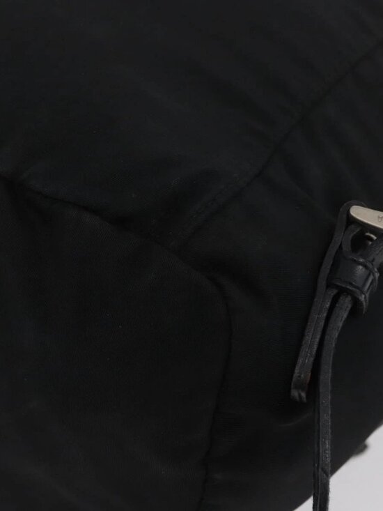 PRADA Backpack Nylon Black Silver Auth BA11574 main image 4